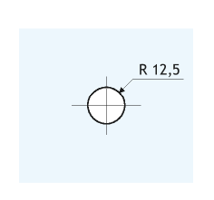 GH BS01B Distanziale Cilindr.Con Collare Senza Vite A Vista B.48 H.40mm