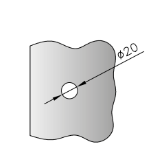 Ročaj Kvadratni 50x50mm Za Drsna Vrata