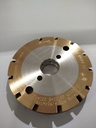 Trapezoidal Edge Wheels Continuous Band &quot;Reverse&quot; C4 D100 Hole 22