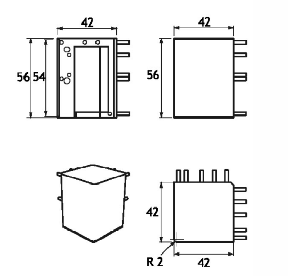 GH IPC06 Ipso Claudit - Raccordo A 90° Per Profilo Ipc01