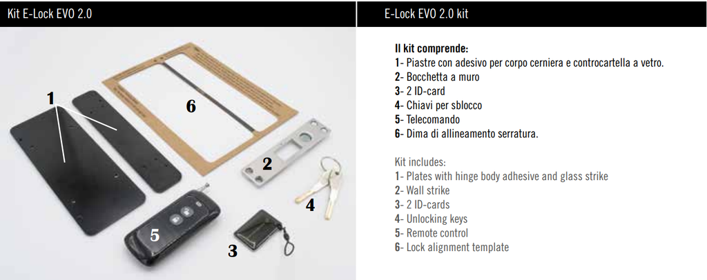 Elektronska Ključavnica E-LOCK EVO 2.0 Črna