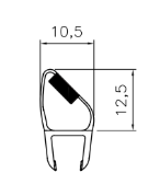 Tesnilo Za Tuš Kabino Magnetno MINI Mv11 2,5M Za 6mm