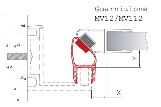 Tesnilo Za Tuš Kabino Magnetno MINI Mv11 2,5M Za 6mm