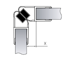 Tesnilo Za Tus Kabine Na Magnet Levi Mv12 Za 6-8mm