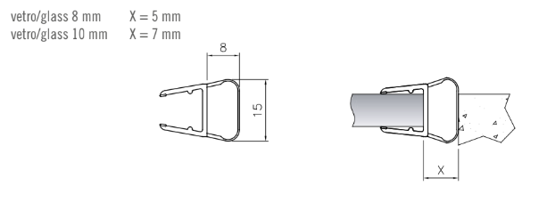 Tesnilo Za Tuš Kabino Na Balonček Mv 103 2,5 M Za 8-10mm