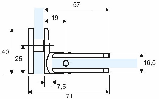 Pant Cr04 Steklo/Steklo 90°