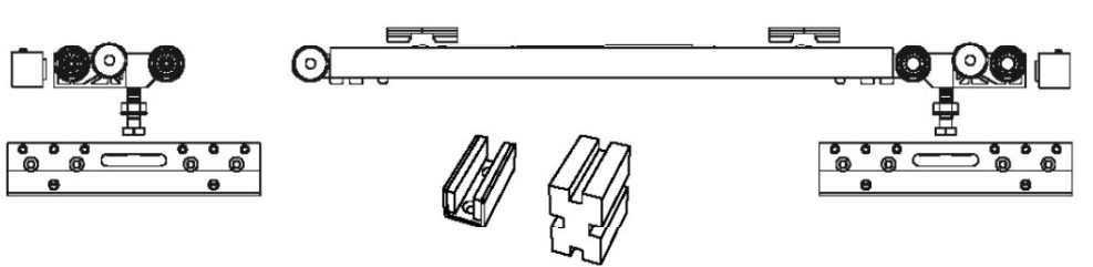 GH PRS07-100S Panta Rei -Kit 1 Anta Scorr.Soft-Close Senza Tacca Vers."S" - Max 100kg