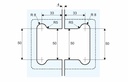 Pant Cr03 Steklo/Steklo Štop 0° +90˘ -90°