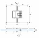 Pant Cr03 Steklo/Steklo Štop 0° +90˘ -90°