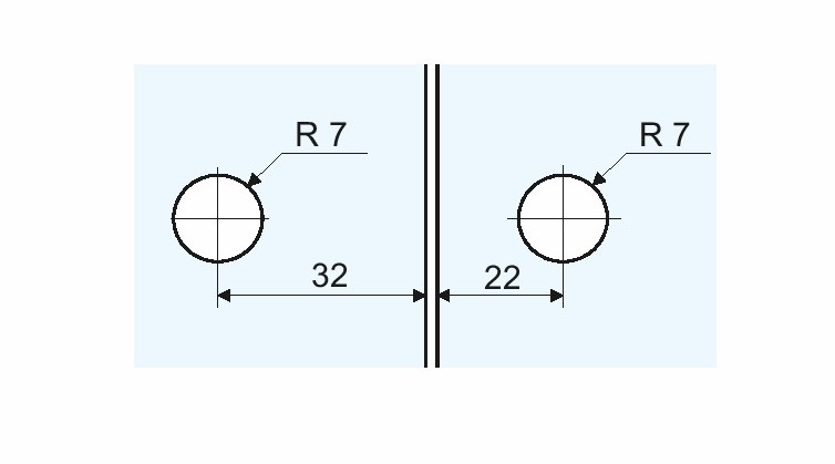 Gcz03 Krom Pritrdilec Steklo/Steklo 90°