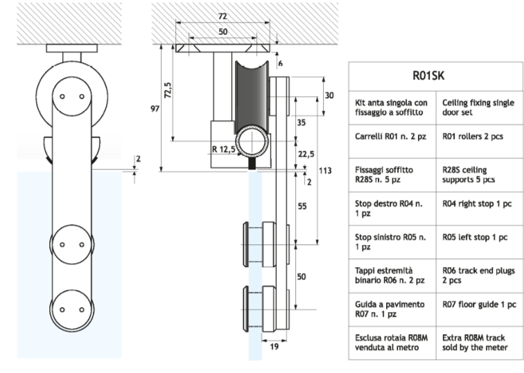 Drsni Sistem R1 System Mat