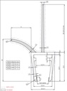 Spodnje Tesnilo Za Tuš Kabine Metlica 2500mm G 207 Za Steklo 6-8mm