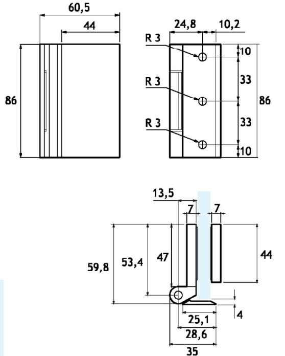 Pant Za Aluminijski Podboj GH 470 Aluminij Eloksiran