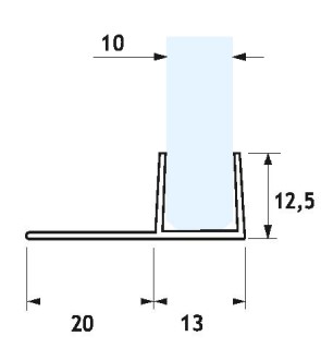 Tesnilo Na Metlco 2,2 M 10mm Za Drsna Vrata