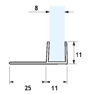 Tesnilo Na Metlco 2,2 M 6/8mm Za Drsna Vrata