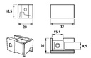 GH REDL90 Reducta/L - Kit Profilo Diga Doccia Ad Angolo 90°