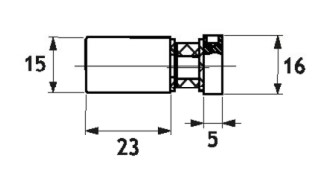 GH RS03 Rs System - Perno Anti-Scarrucolamento Per Rs01