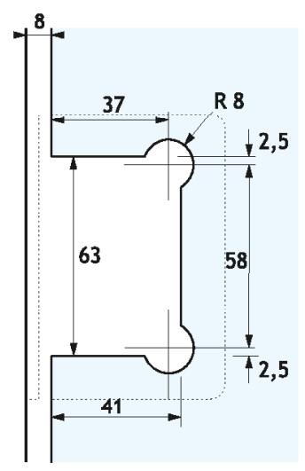 Pant Steklo-Zid Sh31