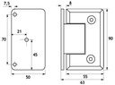 Pant Steklo-Zid Stranski SH32