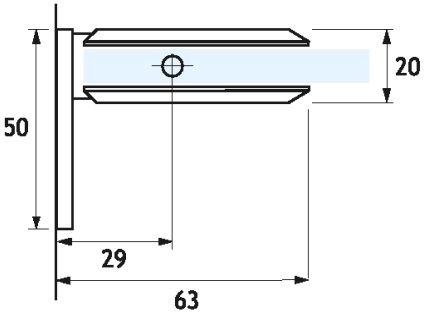 Pant Steklo-Zid Stranski SH32