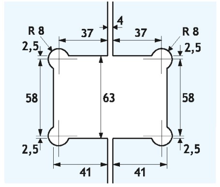 PANT ZA 90°KOTNO TUŠ KABINO SH34