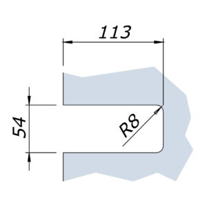 Okovje 217 Oxidal Srebrno