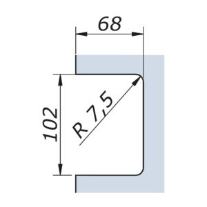 Okovje 230 Oxidal Srebrno