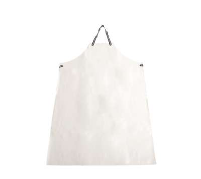 Apron without pocket, PVC-coated on one side