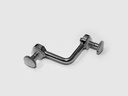 Wire clips on 2 screws nickel