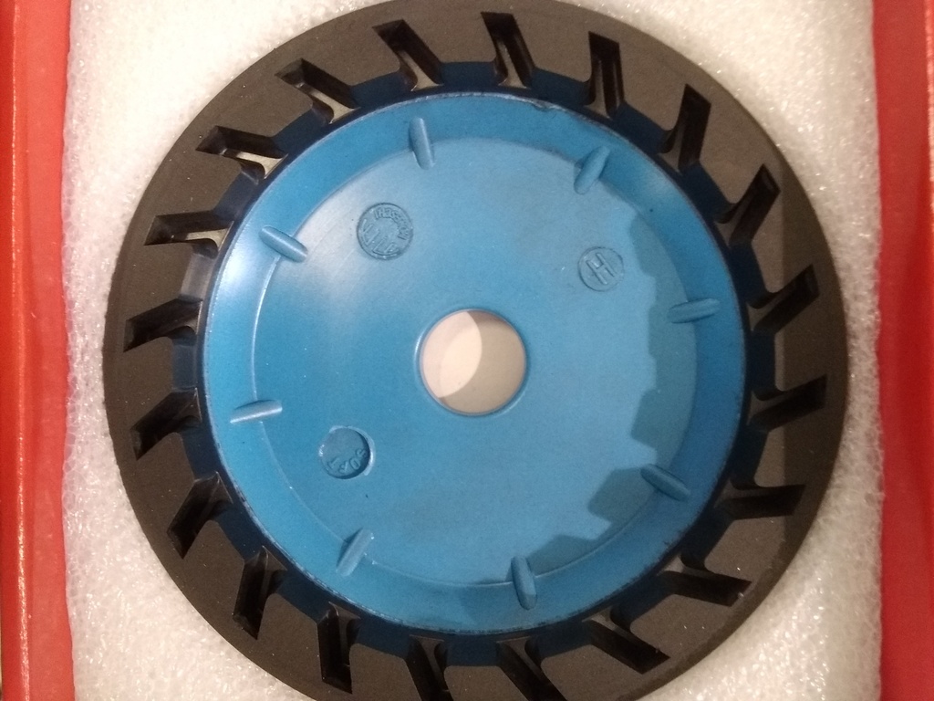 Resin-bond cup grinding wheel Poz.3 150x40x25 Turbo M P-3- 170 SOFT