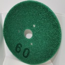 Adhesive-backed abrasive plate for Mp4000 Moonflex green grit60