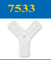 Y Veznik 7533 Victoria 25x7 Bel Z Blažilcem "100kos"