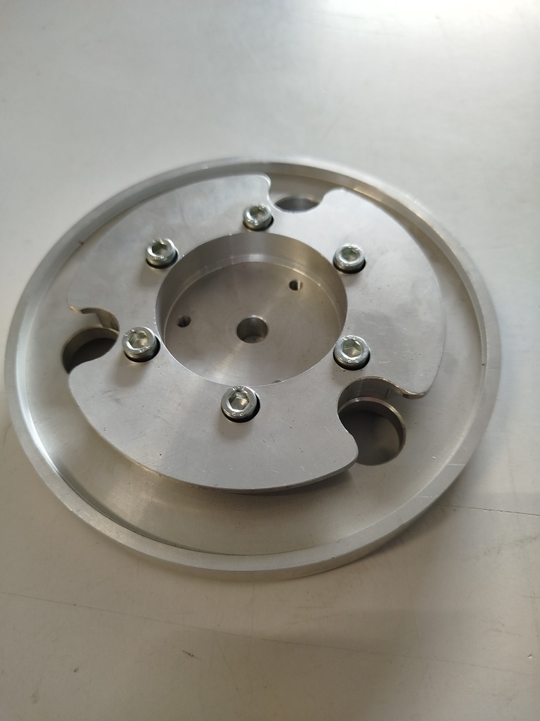 Aluminiumplatte für Bilux-Schleifscheibe, Pos.3