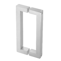 Ručka sa kvadratnom cevi 15x15mm dužina 150mm između135mm polirano