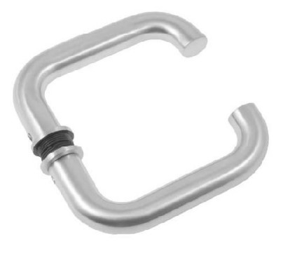 Pair of LH202 lever handles, silver