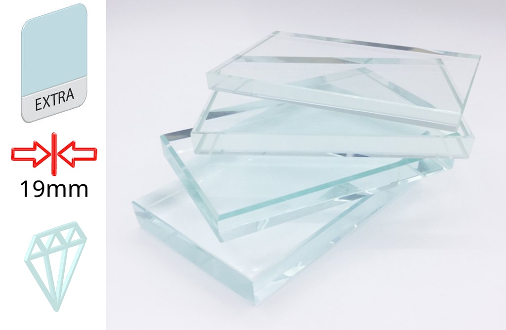 Pilkington Optiwhite Extrasvetlo 19mm