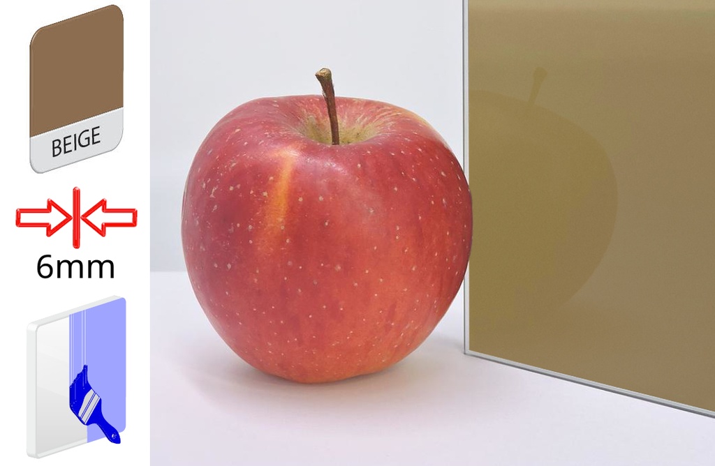 AGC Lacobel Beige 1015 (Beige)