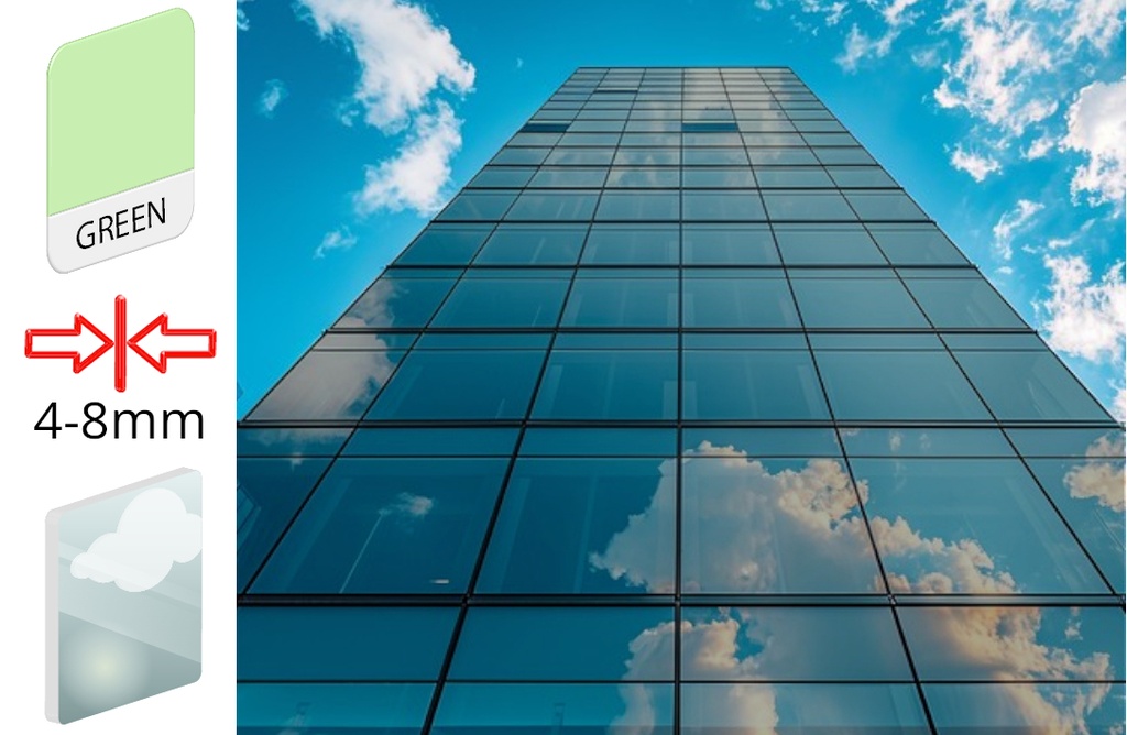 AGC Stopsol Classic Green Refleksno