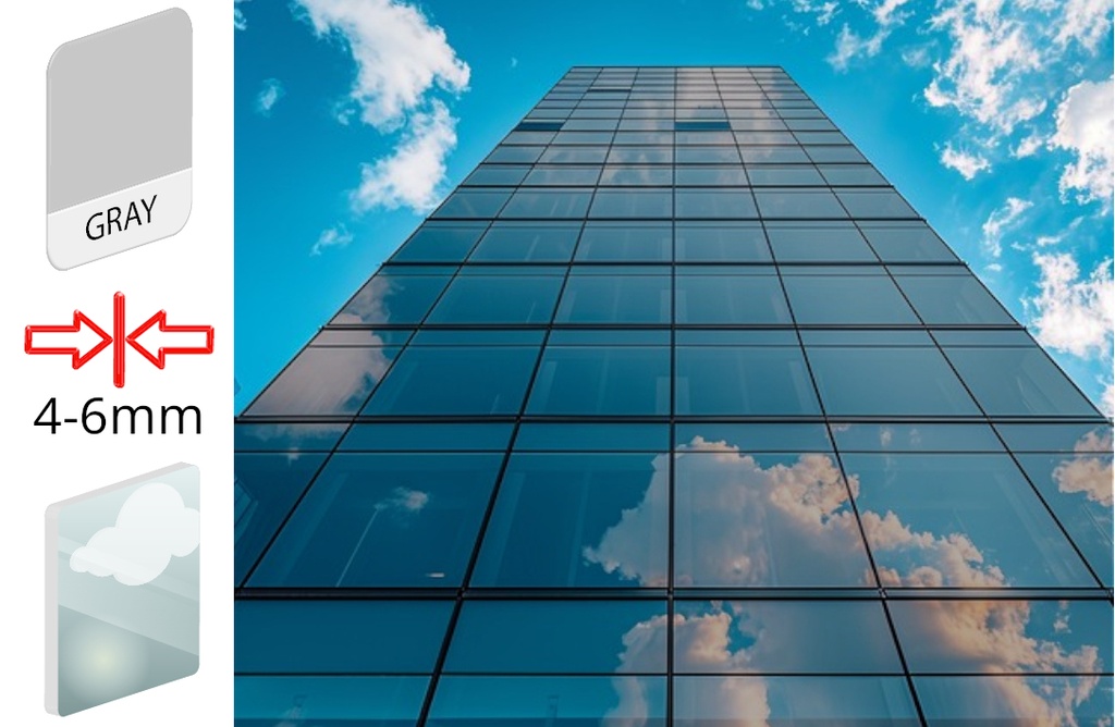 AGC Stopsol Classic Grey Refleksno