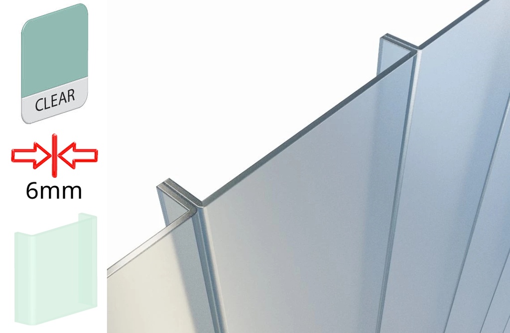 Profilno U-Glass Clear