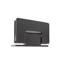 Hinge glass-to-wall