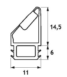 PSW10M Magnetno Tesnilo Za Ics3 220cm