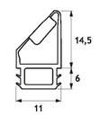 PSW10M magnetic seal for Ics3 220cm