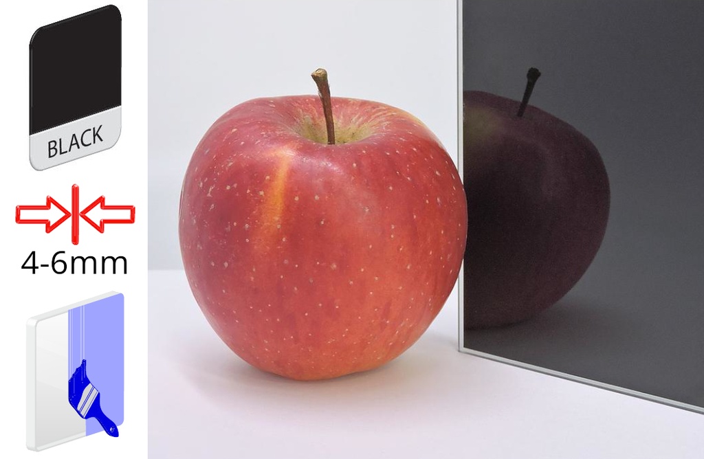 AGC Lacobel T Kalj. Črno 8502 (Deep Black)