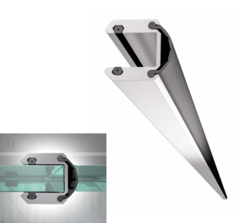 U-Dichtprofil mit Hohlkammer, 3m