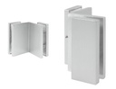 Corner support 90° Gch9 glass-to-glass chrome