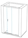 IPCKM-*** Wall/Wall IPSO CLAUDIT - PROFILES SET WALL NICHE SHOWER