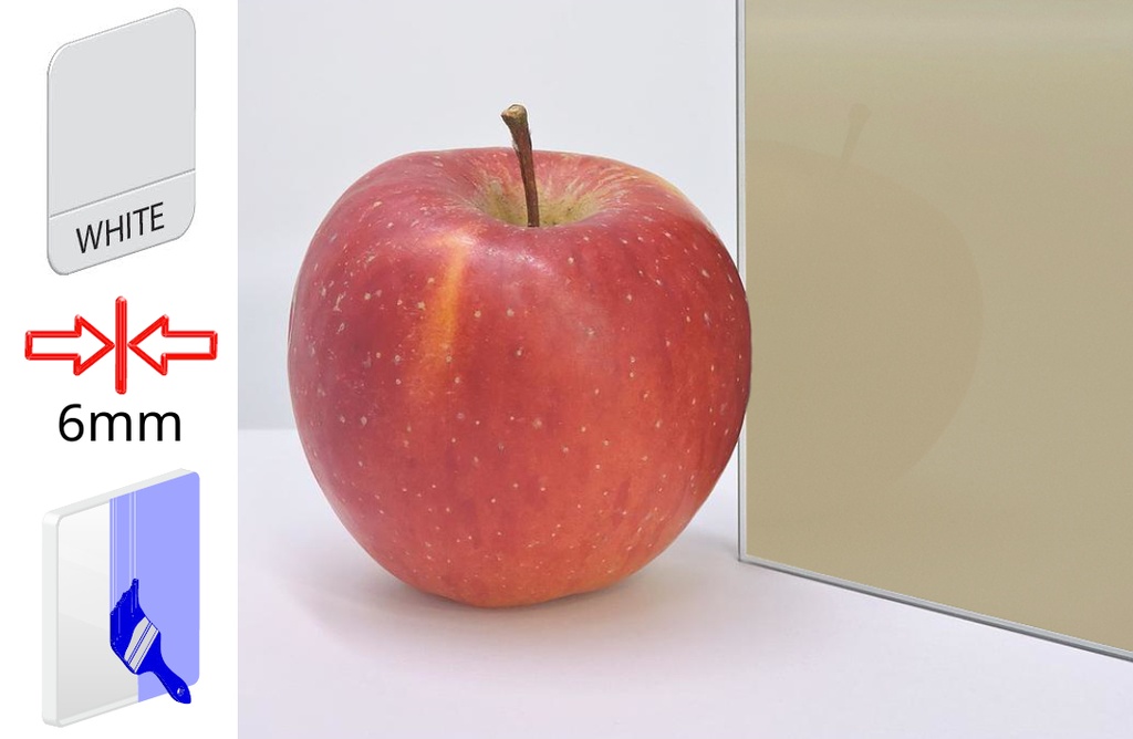 AGC Lacobel Pearl White 1013 (Pearl White)