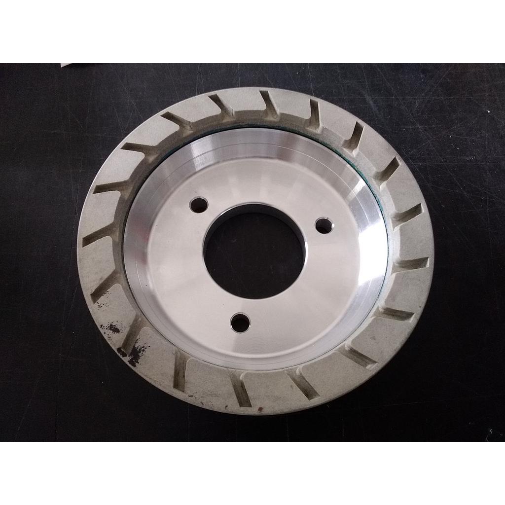 Resin-bond cup grinding wheel 150x40x50 Turbo grit140 +3holes 0D010500139-10