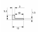 GH CHCB01-320 Cheo - Copertina Infer. A Scatto Per Chf01/Chf02 L.320cm